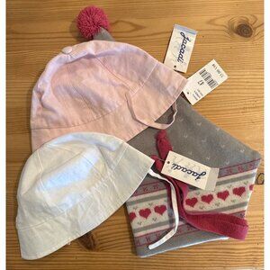 Jacadi Hat Bundle girls 9 months NWT JW
